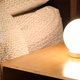 The size of this globe lamp makes it great for a bedside table, and it’s bright enough to read by as you get ready for bed.